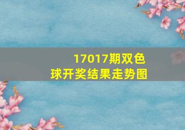 17017期双色球开奖结果走势图