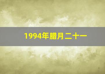 1994年腊月二十一