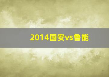 2014国安vs鲁能