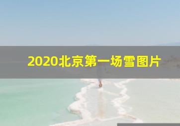 2020北京第一场雪图片