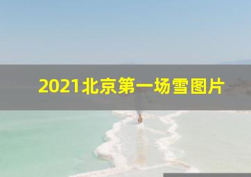 2021北京第一场雪图片