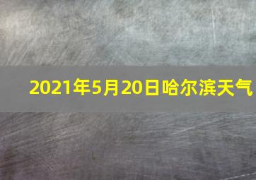 2021年5月20日哈尔滨天气