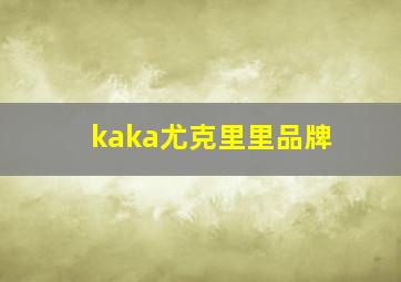 kaka尤克里里品牌