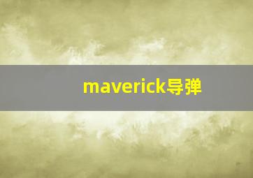 maverick导弹