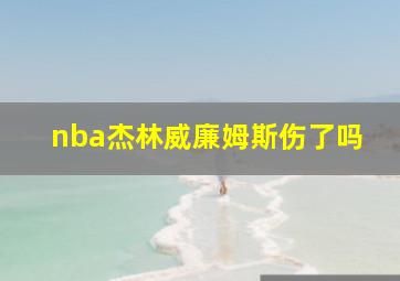 nba杰林威廉姆斯伤了吗