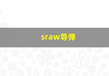 sraw导弹