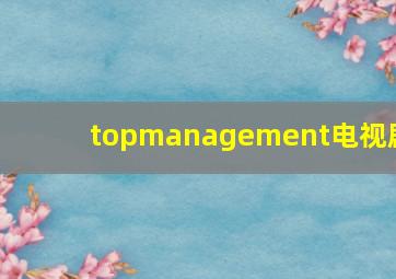 topmanagement电视剧