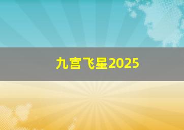 九宫飞星2025