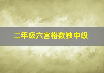 二年级六宫格数独中级