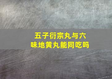 五子衍宗丸与六味地黄丸能同吃吗