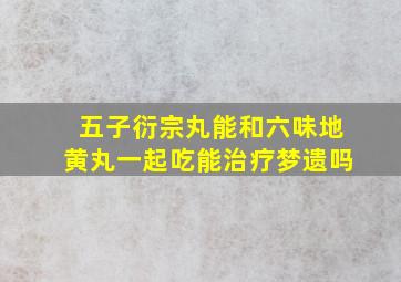 五子衍宗丸能和六味地黄丸一起吃能治疗梦遗吗