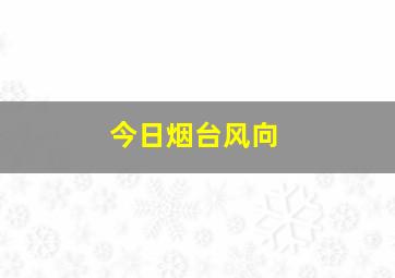 今日烟台风向