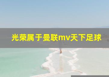 光荣属于曼联mv天下足球