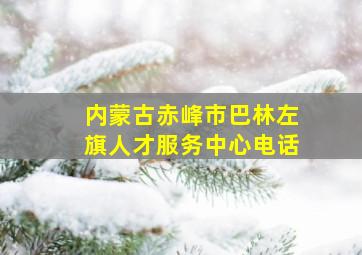 内蒙古赤峰市巴林左旗人才服务中心电话