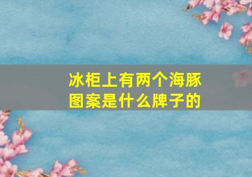 冰柜上有两个海豚图案是什么牌子的