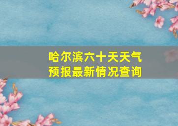 哈尔滨六十天天气预报最新情况查询