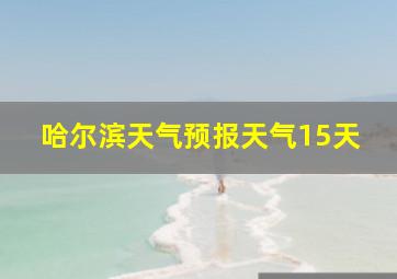 哈尔滨天气预报天气15天