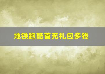 地铁跑酷首充礼包多钱