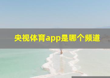 央视体育app是哪个频道