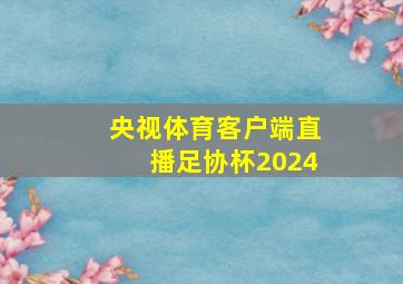 央视体育客户端直播足协杯2024