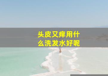 头皮又痒用什么洗发水好呢