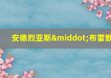 安德烈亚斯·布雷默