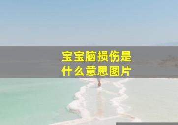 宝宝脑损伤是什么意思图片