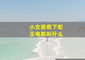 小女孩救下蛇王电影叫什么