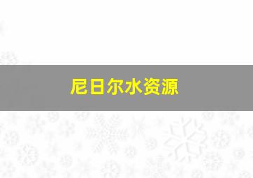 尼日尔水资源