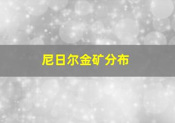 尼日尔金矿分布