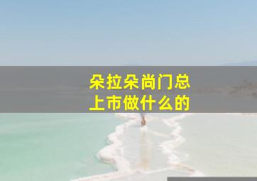 朵拉朵尚门总上市做什么的