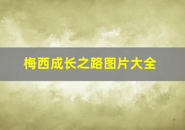 梅西成长之路图片大全