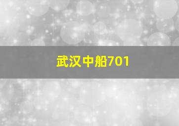 武汉中船701