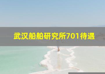 武汉船舶研究所701待遇