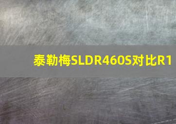 泰勒梅SLDR460S对比R1