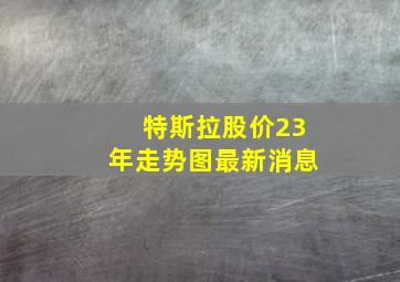 特斯拉股价23年走势图最新消息