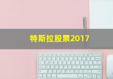 特斯拉股票2017