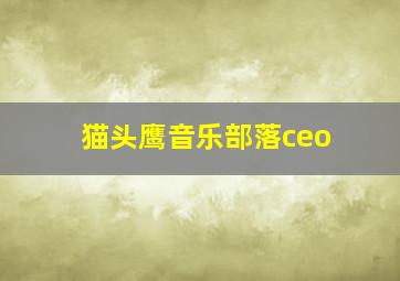 猫头鹰音乐部落ceo