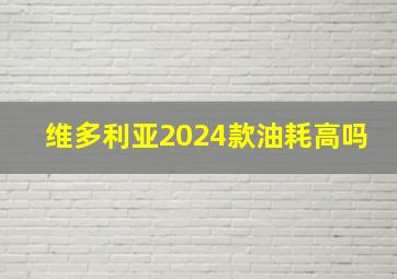 维多利亚2024款油耗高吗