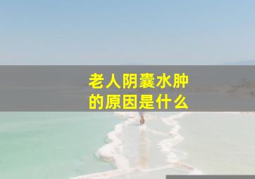 老人阴囊水肿的原因是什么