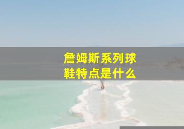 詹姆斯系列球鞋特点是什么