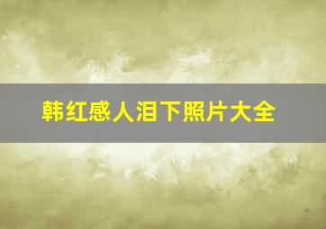 韩红感人泪下照片大全