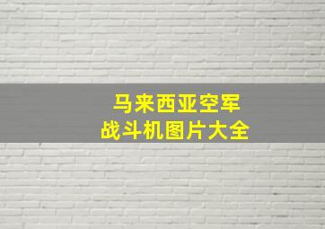 马来西亚空军战斗机图片大全