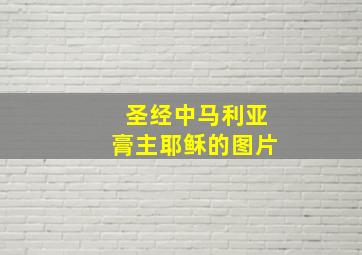 圣经中马利亚膏主耶稣的图片