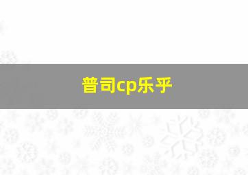 普司cp乐乎