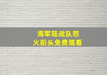 海军陆战队怒火街头免费观看